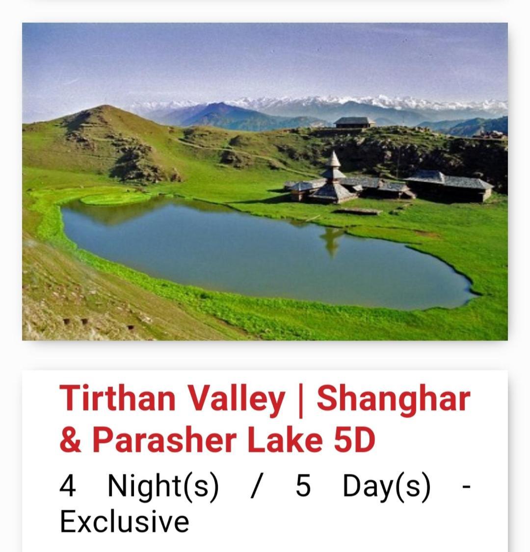 Tirthan Crest Homestay Banjar ภายนอก รูปภาพ