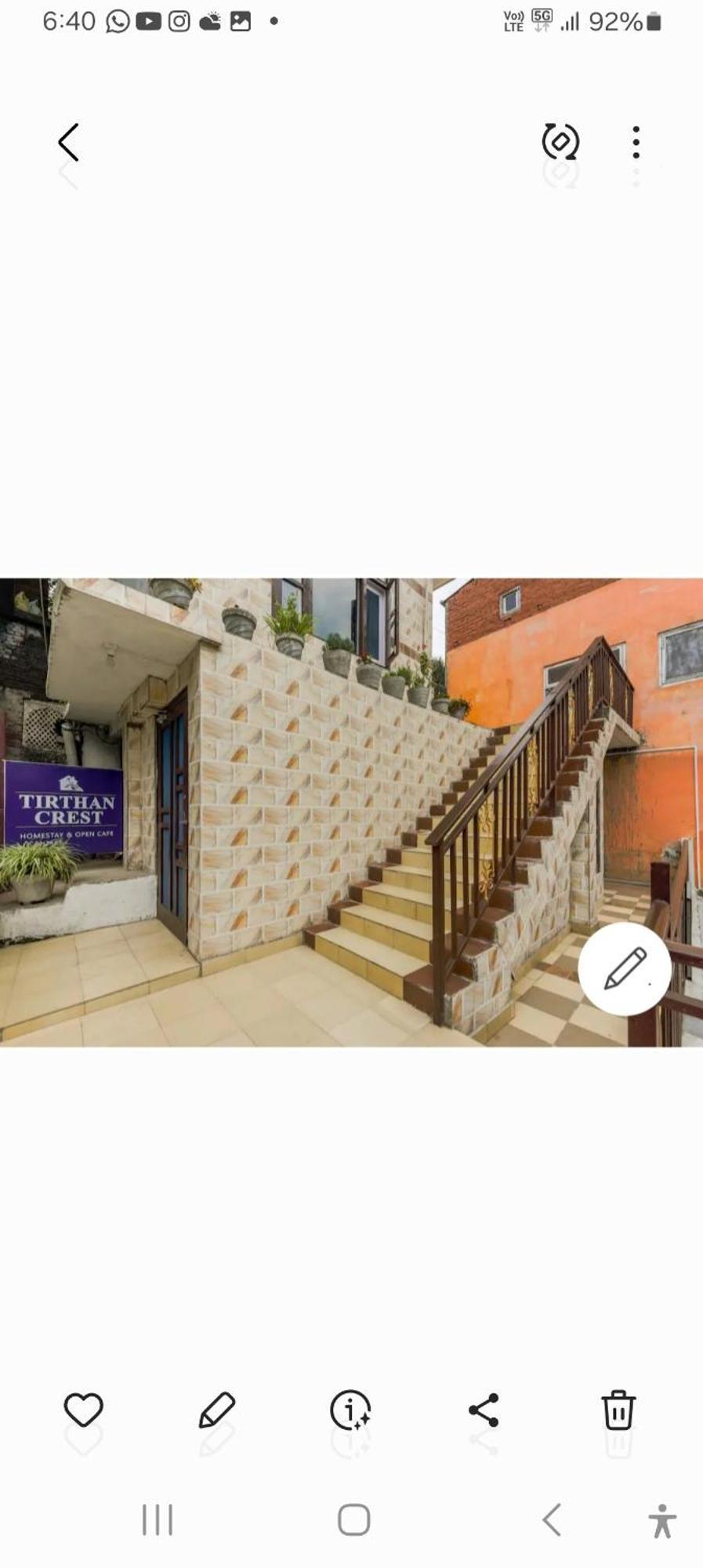 Tirthan Crest Homestay Banjar ภายนอก รูปภาพ